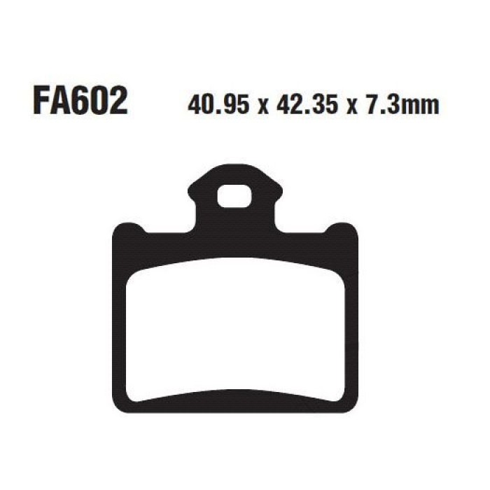 Тормозные колодки EBC FA602TT