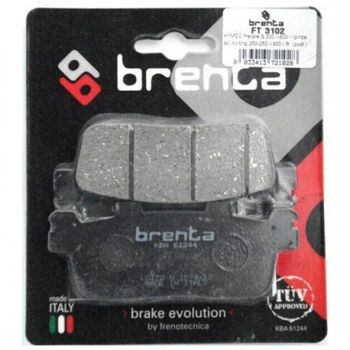 Тормозные колодки Brenta FT 3102 Organic