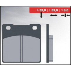 Тормозные колодки Brenta FT 4054 Sintered