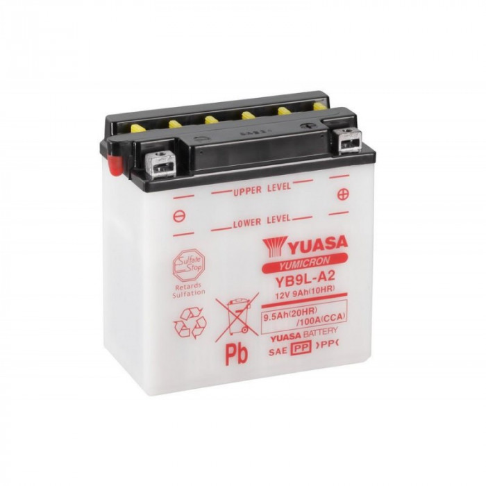 Мото аккумулятор YUASA YB9L-A2