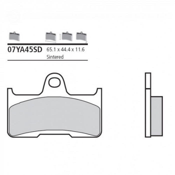 Тормозные колодки Brembo 07YA45SD