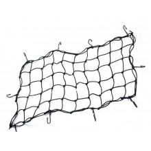 [EMGO] Багажная сетка 38x76 см, 6 крючков, цвет Черный