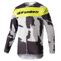 Джерси Alpinestars RACER TACTICAL JERSEY, камуфляжно-желтый, размер M