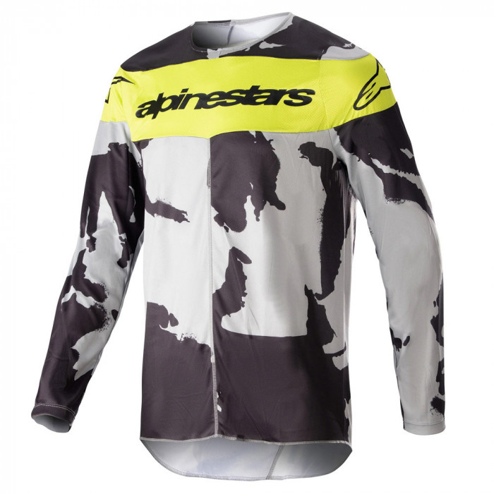 Джерси Alpinestars RACER TACTICAL JERSEY, камуфляжно-желтый, размер XL