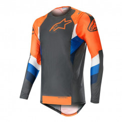 Джерси Alpinestars SUPERTECH JERSEY, серо-черный