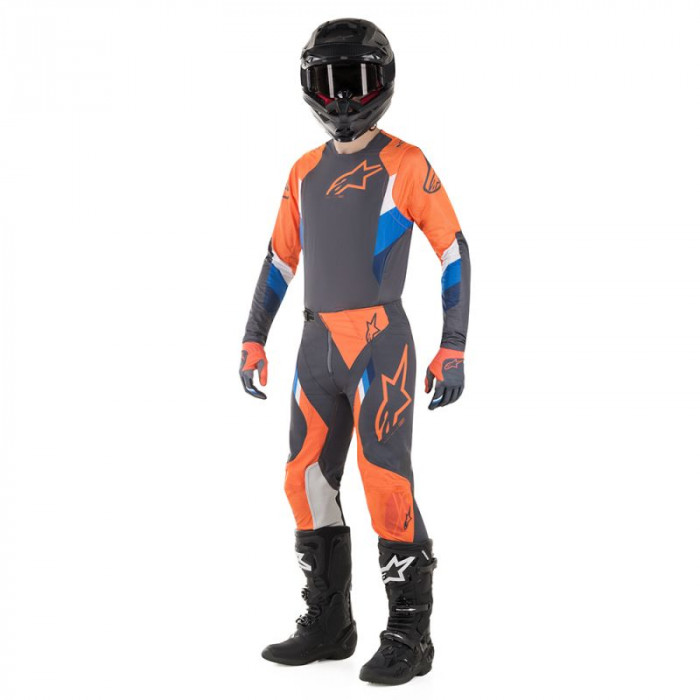 Джерси Alpinestars SUPERTECH JERSEY, серо-черный