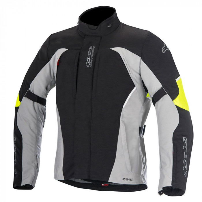 Мотокуртка Alpinestars ARES GORE-TEX JACKET, черно-серо-желтый, размер S