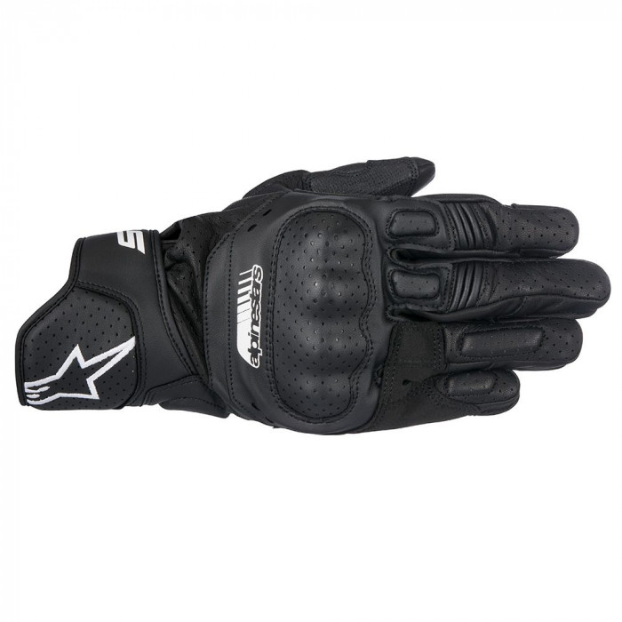 Мотоперчатки кожаные Alpinestars SP-5 GLOVES, черный, размер S