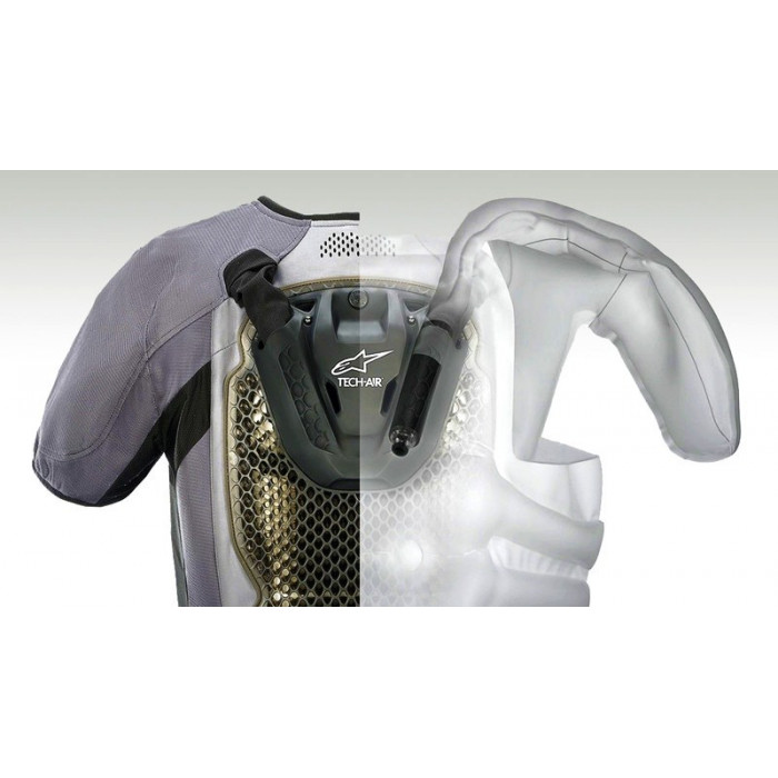 Мотозащита Alpinestars TECH-AIR 5 SYSTEM, темно-серо-черный, размер M