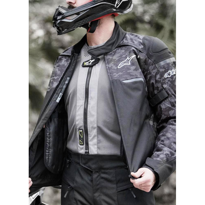 Мотозащита Alpinestars TECH-AIR 5 SYSTEM, темно-серо-черный, размер M
