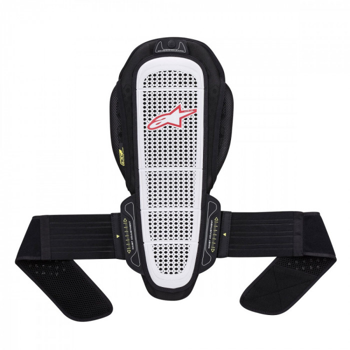 Мотозащита спины Alpinestars NUCLEON KR-R, черно-бело-желтый, размер XS