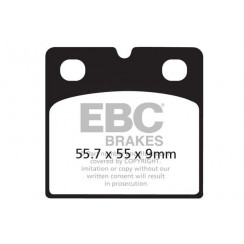 Тормозные колодки EBC FA018HH DOUBLE H Sintered