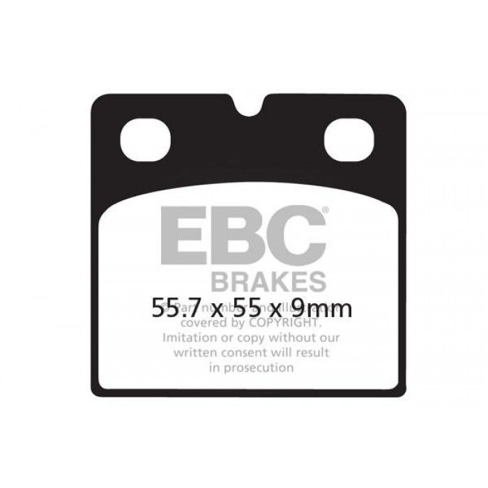 Тормозные колодки EBC FA018HH DOUBLE H Sintered