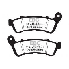 Тормозные колодки органические EBC FA388