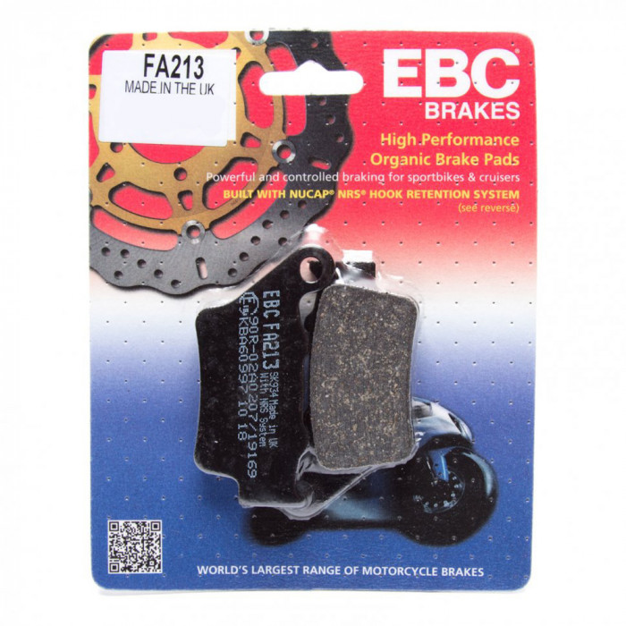 Тормозные колодки органические EBC FA213