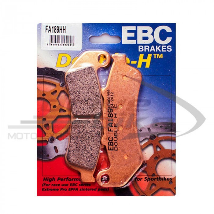Тормозные колодки EBC FA189HH DOUBLE H Sintered