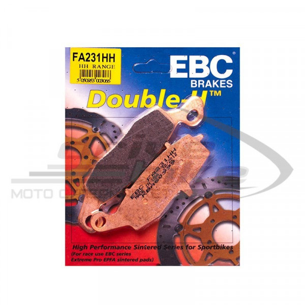 Тормозные колодки FA231HH DOUBLE H Sintered