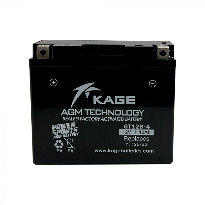 Аккумулятор KAGE YT12B-BS