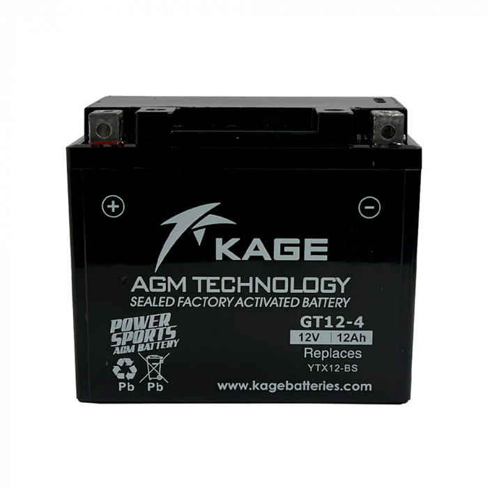 Аккумулятор KAGE YTX12-BS