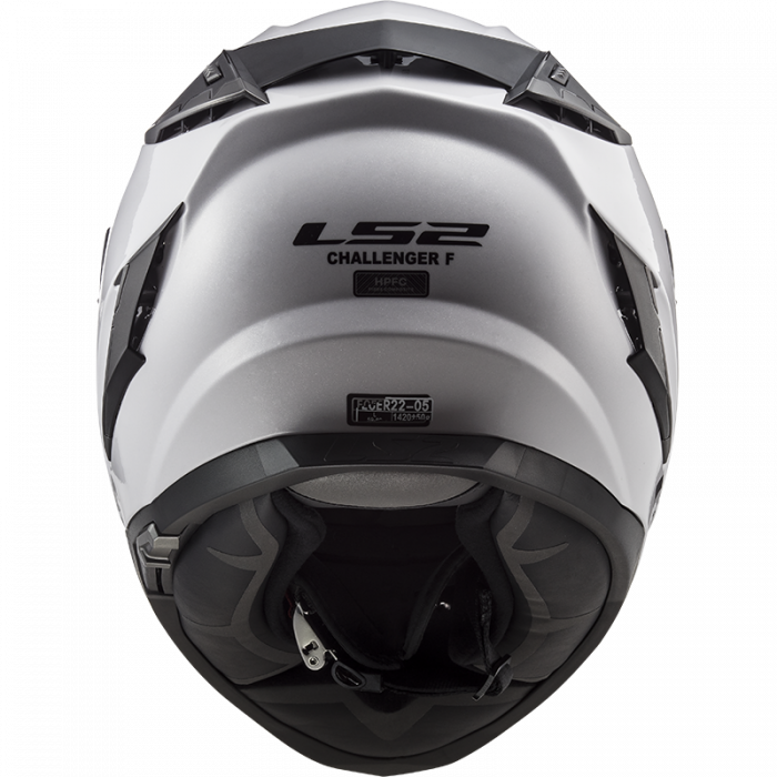 Мотошлем LS2 FF327 CHALLENGER SOLID, белый, размер 2XS