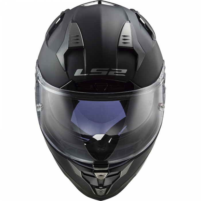 Мотошлем LS2 FF327 CHALLENGER SOLID, черный матовый, размер XS