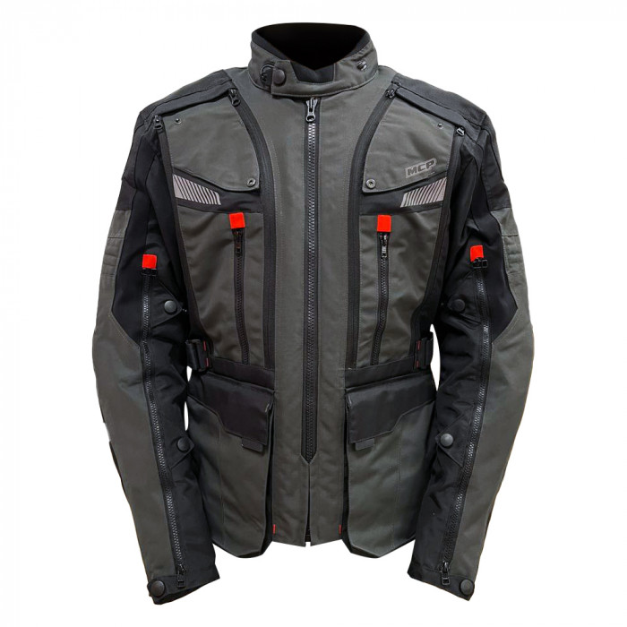 Мотокуртка мужская MCP Radiator Men Jacket, черно-темно-серый, размер S
