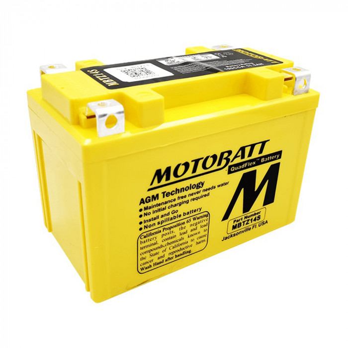 Аккумулятор Motobatt YTZ14S, GTZ14S