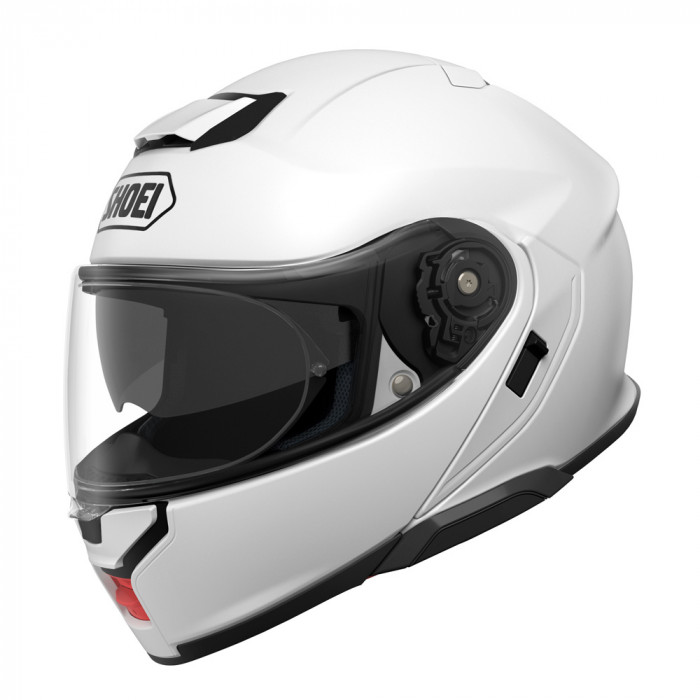 Мотошлем SHOEI NEOTEC III PLAIN сертификация ECE 22.06 белый, 2XL, глянцевый, белый