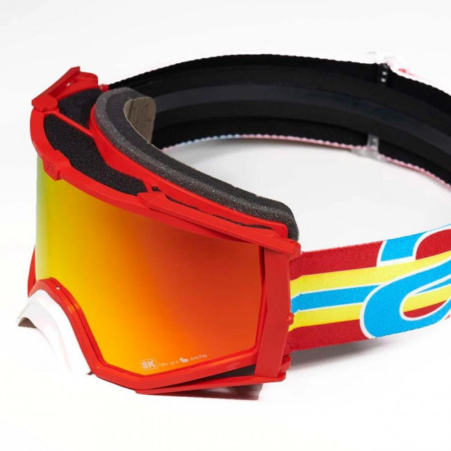 Очки 8K TOP FLUO, цвет Красный, затемненные