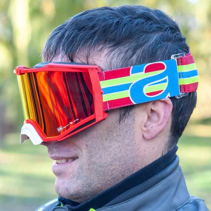 Очки Ariete 8K TOP FLUO, цвет Красный, затемненные