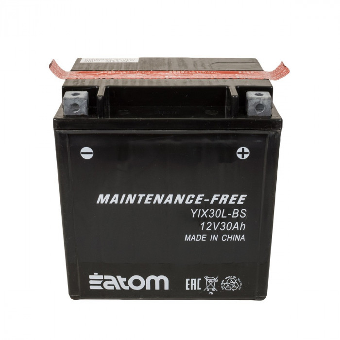 Мото аккумулятор ATOM YIX30L-BS MF
