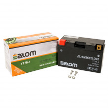 [ATOM] Мото аккумулятор YT7B-BS (YT7B-4) GEL гелевый