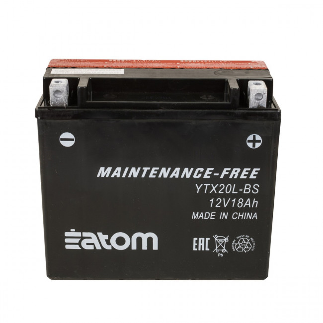 Мото аккумулятор YTX20L-BS MF