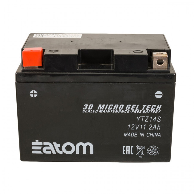 Мото аккумулятор YTZ14S GEL гелевый