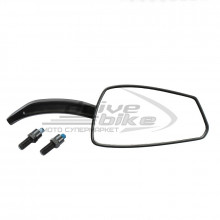 [EMGO] Зеркало универсальное CRUISER SATIN BLACK 10 мм правое