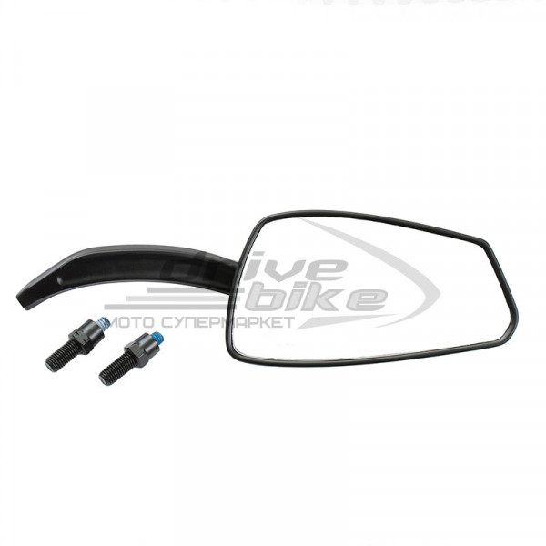 Зеркало универсальное CRUISER SATIN BLACK 10 мм правое