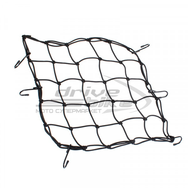 Багажная сетка EMGO 38x38 см, 6 крючков, цвет Черный