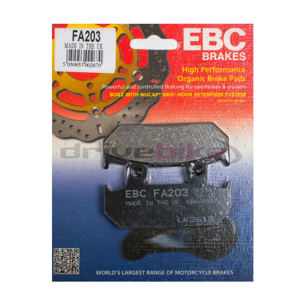 Тормозные колодки FA203