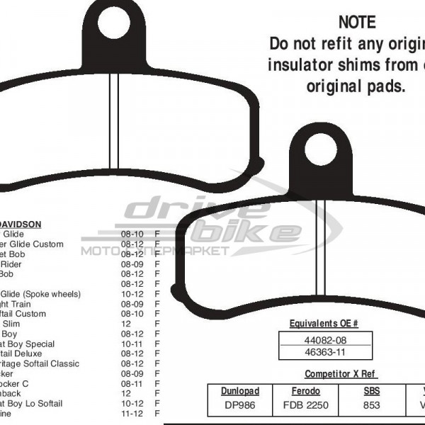 Тормозные колодки FA457HH DOUBLE H Sintered