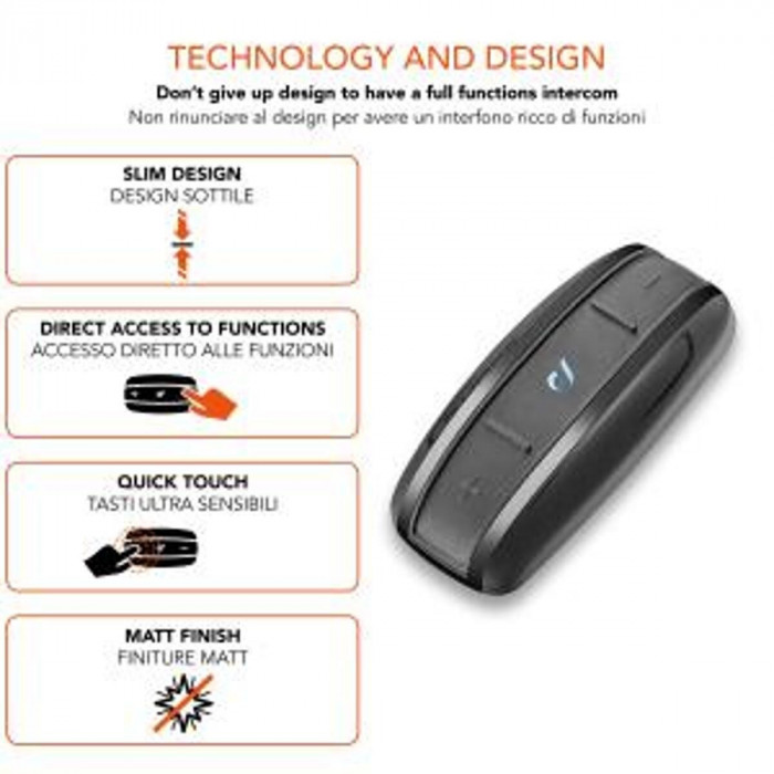Bluetooth мотогарнитура Interphone Shape