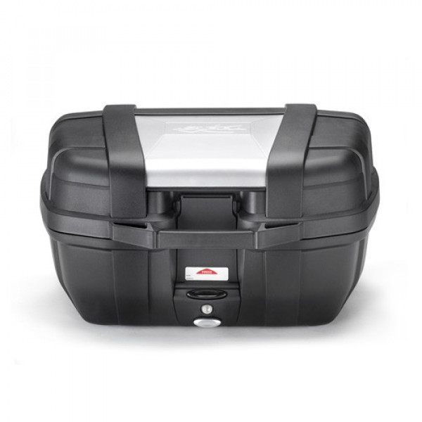 Кофр центральный KGR52 Monokey 52л пластиковый, цвет Черный/Серебристый