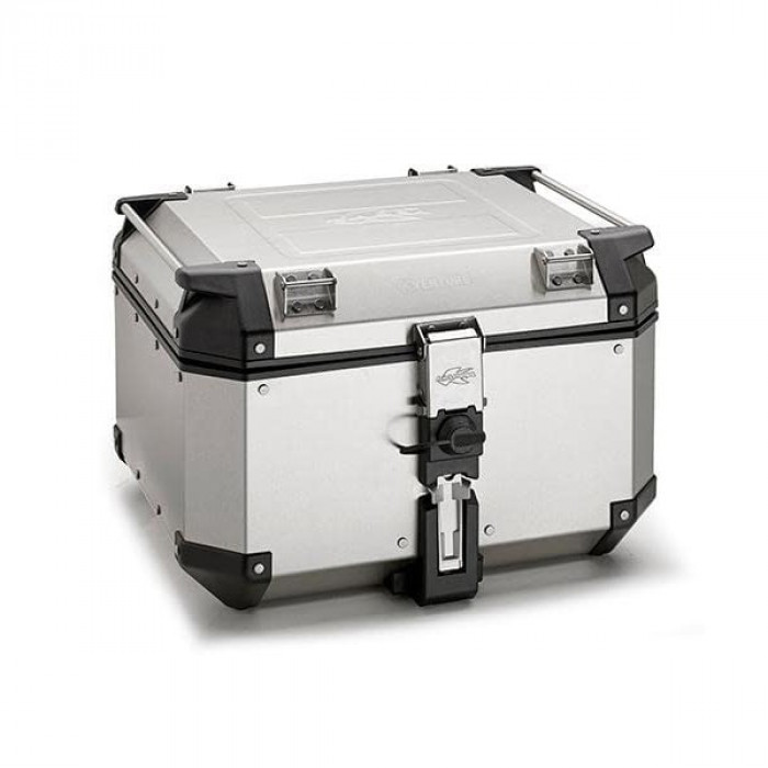 Кофр центральный KAPPA KVE48AN Monokey K-VENTURE 48 л алюминиевый, цвет Серебристый