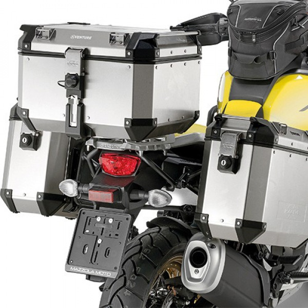 Кофр центральный KVE48AN Monokey K-VENTURE 48 л алюминиевый, цвет Серебристый