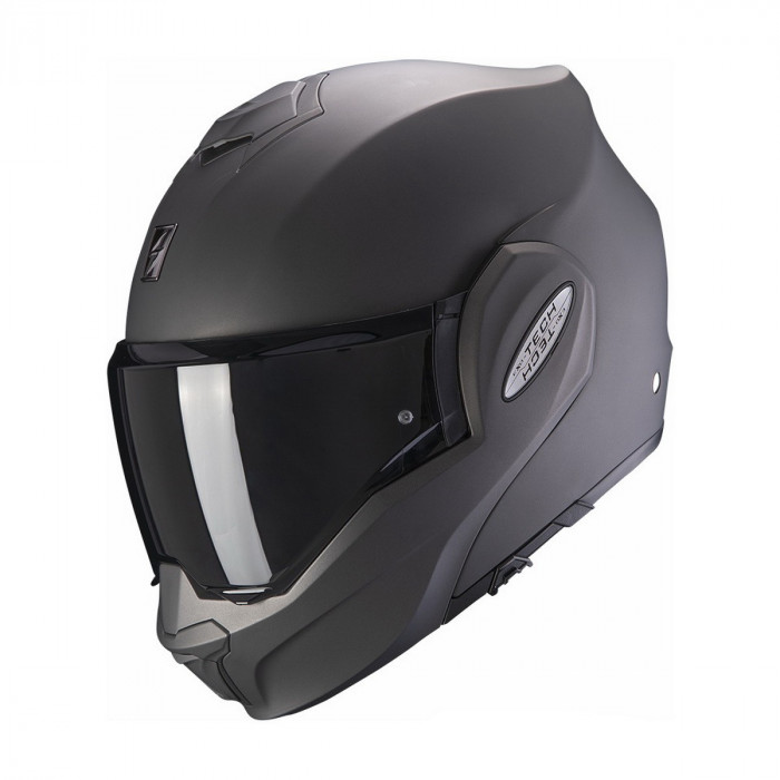Мотошлем Scorpion EXO EXO-TECH EVO SOLID, цвет Антрацит Матовый, Размер L