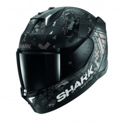 Мотошлем SHARK SKWAL i3 HELLCAT MAT, цвет Черный Матовый/Бронзовый, Размер L