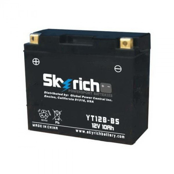 Мото аккумулятор Skyrich YT12B-BS (YT12B-4) 12В 12 А/ч