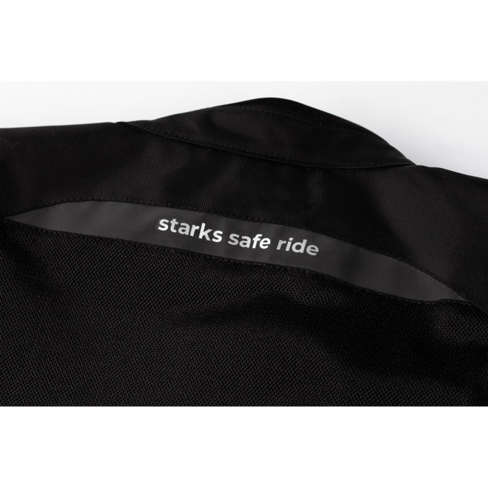 Мотокуртка Starks AIR SHELL текстиль, цвет Черный, Размер M