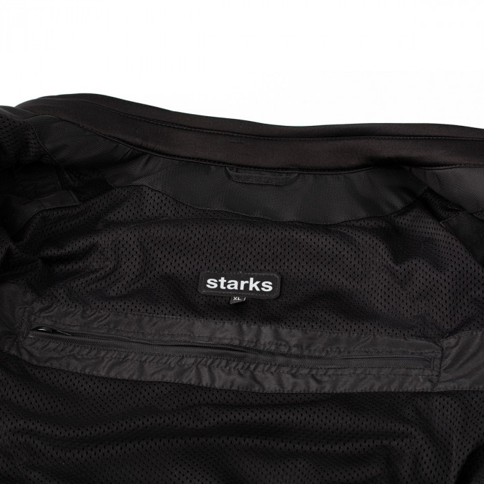 Мотокуртка Starks AIR SHELL текстиль, цвет Черный, Размер M