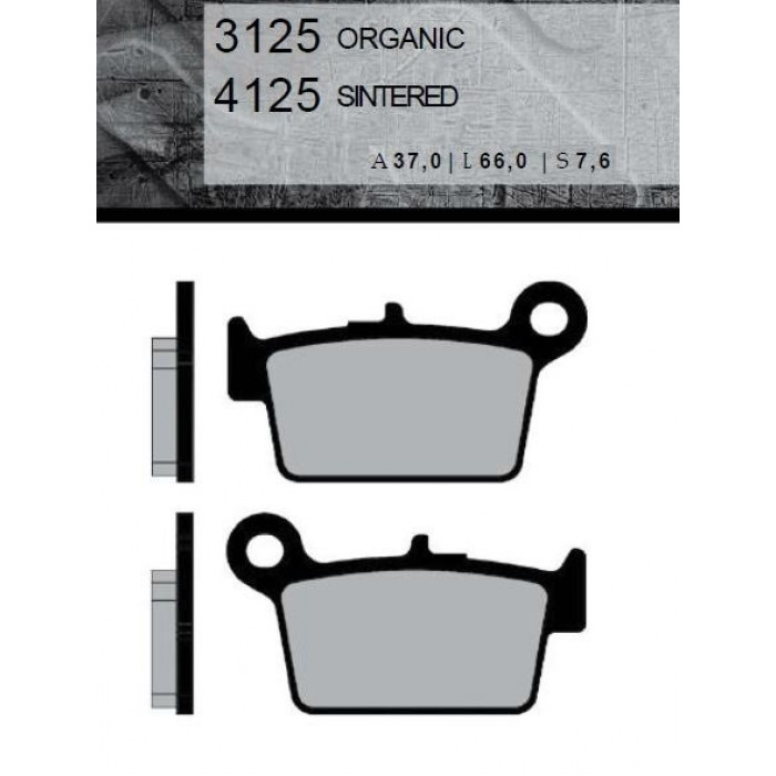 Тормозные колодки Brenta FT 3125 Organic