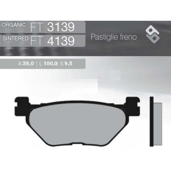 Тормозные колодки Brenta FT 3139 Organic
